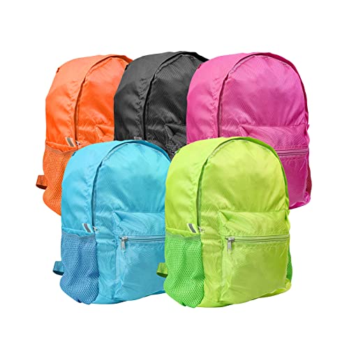 25L Backpack Packable Foldable Ultra Lightweight Water Resistant Durable Camping Travel Hiking Daypack for Men Women (Pink) - color: Pink