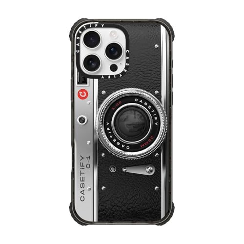 CASETiFY for iPhone 16 Pro Max Case - Ultra Impact Compatible with MagSafe | Strong Slim | 11.5 ft. 5X Militray Grade Drop Protection | Camera Case - Classic | Black - color: Camera Case - Classic, size: Iphone 16 Pro Max (6.9")