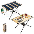 ECOeshiner Solar Folding Table 28W, Camping Table - Solar Charging, Mesh Bag, Two USB Ports, Heat + Water + Splash Resistant, Solar Powered, Beach Table, Picnic Table, Outdoor Table - style: 28W