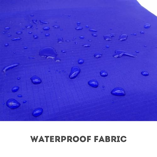 TRENDBOX Roll Top Waterproof Dry bag Kit Storage Compression Bag Sack Poch Packing Organizers Water Resistant Camping Travel - color: Set of 5 - Blue