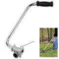 Weed Eater Handle Extension - Aluminum Ergonomic Weed Eater Attachments | Trimmer Grip, Weedeater Handle with Bracket Clamp for Lawn Care Landscaping Yard Trimming Accessories, Silver - color: Silver-1Pc