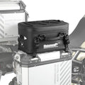 Rhinowalk 16L Waterproof Motorcycle Tail Bag – Dual Mount Rear Seat or Case Pack with MOLLE Panel, Thermal Lining, Camera Storage Dividers, Quick-Release Straps, Shoulder Carry Option (MFT2306) - style: 16l Tail Bag Mft2306