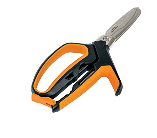 Fiskars Pro 10" PowerArc Easy Action Shears, Heavy Duty Utility Scissors - style: PowerArc Shears 10 in.
