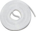 16ft x 1/2 inch Hook Loop Cable Ties Roll | ENVISIONED Multipurpose Fastening Reusable Straps | Cut-To-Length Self Gripping Fastener | Cable Management Tape (White) - color: White Roll 16'
