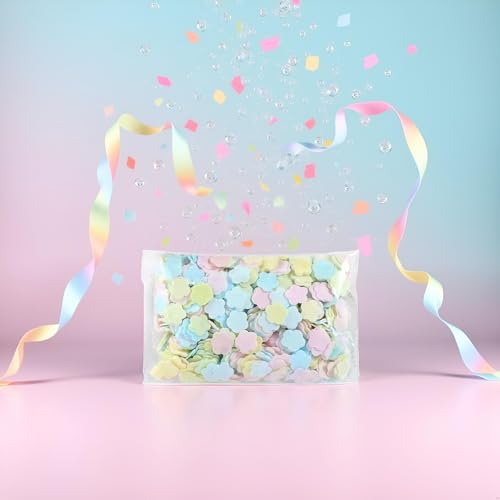 1000 Sheets Colorful Portable Disposable Paper Soap Portable Travel Hiking Washing Hand Bath Toiletry Paper Soap Sheets Confetti Gentle Papers for Women Fragrance