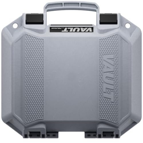 Pelican Vault V100 Hard Case (Camera, Pistol, Gear, Equipment) - color: Grey, style: With Foam