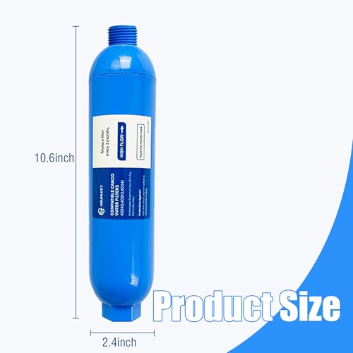 Hourleey 2 Pack RV Inline Water Filter, Reduce Bad Taste, Odors, Rust, Fluoride, Chlorine and Sediment in Drinking Water, Dedicated for RVs Campers - size: 2 Pack (without Protector)