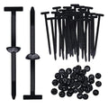 Heavy Duty Nylon Cable Tie Buckle,Self-Locking Zip Ties for Car Fender, Engine Cover, Mudguard Fastener, Automotive Replacement Screw Fixing (50pcs)