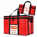 NZ home PRO Large Insulated Food Delivery Bag (3XL, Red, 1 Pack) - color: Red, size: 3XL (PRO)