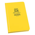 Rite in the Rain Weatherproof Hard Cover Notebook, 4.75" x 7.5", Yellow Cover, Universal Pattern (No. 370F) - color: Yellow, style: Universal