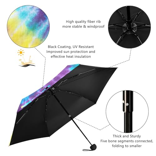Mini Travel Sun & Rain Umbrella - color: Multi-color 22