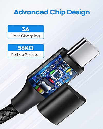 etguuds USB C to USB C Cable 1ft, 2-Pack 60W C to C Cable Fast Charging | for iPhone 17 16 15 Pro Max Plus Air, Samsung Galaxy S26 S25 S24 S23, USBC iPad MacBook Charger Cord Type C, Pixel, Black - color: Black, size: 1ft
