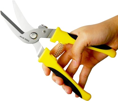 8 Inch Aviation Tin Snips, Heavy Duty Scissors - size: 8 Inch Curve Blade