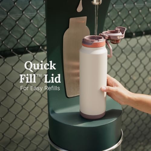 ZULU Powerfill Pro 24oz Stainless Steel Sip or Chug Water Bottle, Glacier Drift - color: Glacier Drift, style: 24oz