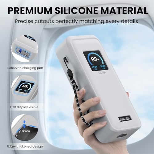 for Anker Prime Power Bank 26,250Mah 300W Case Cover - color: Grey