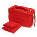 Koolertron Shockproof Camera Photo Bag for SLR TLR Camera Insert Partition Padded Case,Can be Put Directly Into the SLR Camera Bag With Freely Adjustable Compartment - color: Red