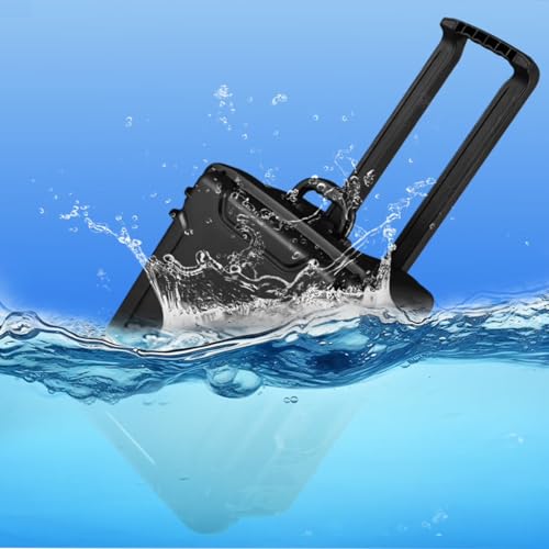 31" L x 12" W x 9" H Large Hard Case with Foam, Portable Rolling Hard Case with Wheels, Waterproof Shockproof Dustproof, Suitable for Cameras, Lenses, Camcorder, Instrument, Telescopes - size: 31 Inch
