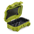 Seahorse 52 Portable Waterproof Dry Box Hard Protective Micro Case - Mil Spec/USA Made / IP67 Waterproof/Lockable - for Earbuds, PLB, IEM, Small Medical Devices, Stash Box (Clear) - color: Green
