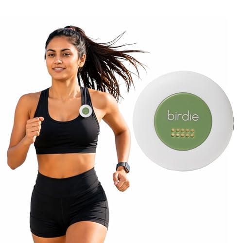 She's Birdie - The Original Personal Safety Alarm Disc for Bikes, Hikes, and Late Nights - Loud Siren, LED Light for Extra Visibility, Rechargeable, Handsfree, Lightweight, Water Resistant (Forest) - color: Forest