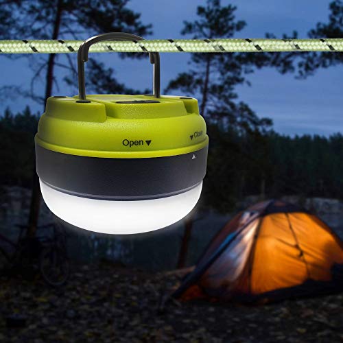 Waterproof 2 Pack LED Camping Lantern - Battery Powered LED Lantern, Perfect Mini Lantern Light with Magnetic Base for Hurricane Emergency, Outdoor, Hiking, Home and Car