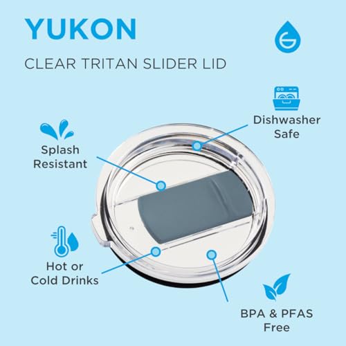 GROSCHE Yukon Triple Insulated Coffee Travel Mug with Lid - 20 oz Blue - color: Blue, size: 20 Ounces