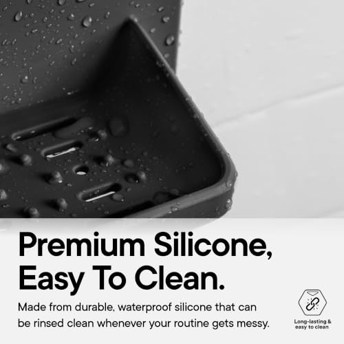 TOOLETRIES The Benjamin Soap Holder for Shower - Charcoal