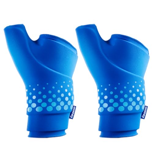 Thumb & Wrist Ice Pack Wrap, Long-Lasting Cold Compression for Recovery - size: S/M, style: 2 Pack(Blue)