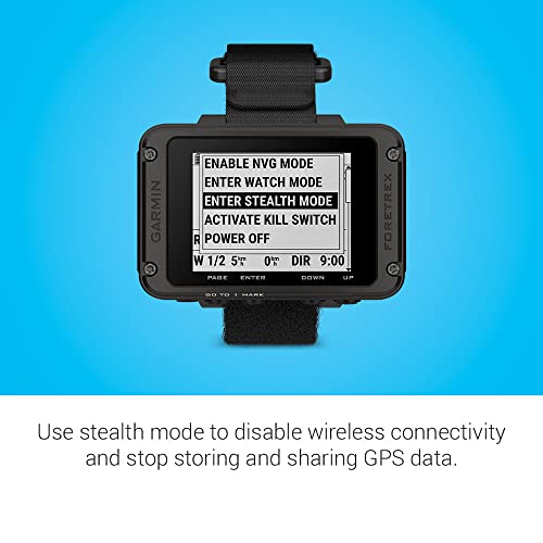 Garmin Foretrex 801, Wrist-Mounted GPS Navigation - style: No Strap