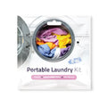 Portable Laundry Kit – Travel Clothes Cleaning Essentials with Liquid Detergent, Stain Remover Wipe, Dryer Sheet & Laundry Bag – Bulk Supply for Motels, Camping & Charities (5 Packs) - size: 0.25 Fl Oz (Pack of 5)