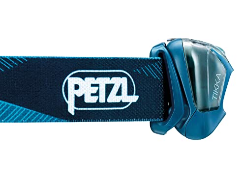 PETZL Tikka Headlamp, Unisex Adult, Blue, One Size - color: Blue, style: One size