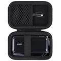 khanka Hard Case Replacement for Anker 3-in-1 Power Bank USB C Charger Block,10,000mAh 10k Portable Charger,Case only. (Black) - color: Black