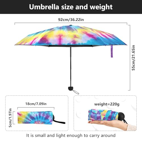 Mini Travel Sun & Rain Umbrella - color: Multi-color 22