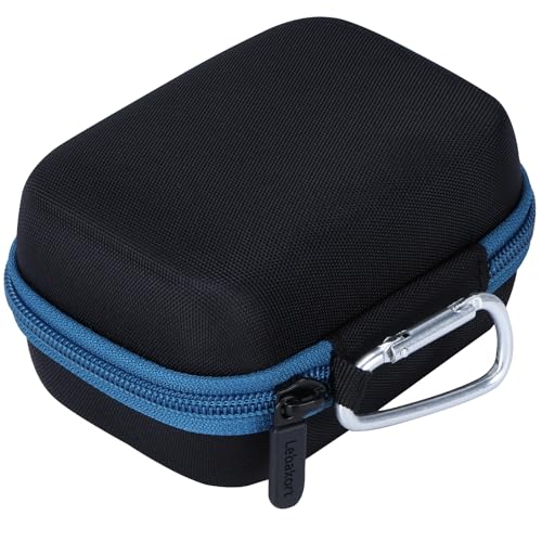 Lebakort Hard Case Compatible with Garmin eTrex 10/20 / 20x / 30x / 22x / 32x / SE Worldwide Rugged Handheld GPS Navigator (Black + Blue Case) - color: Black + Blue Case