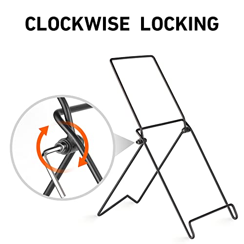 DOKIO Portable Solar Panel Tilt Stand for Foldable Panels, Stainless Steel | Quick angle adjustment, stainless steel construction and hex wrench; for foldable panels on RVs, tents and balconies