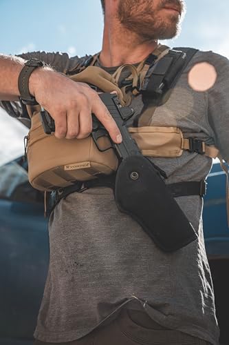 Diamond D Outdoors - Denali Chest Holster for SEMI-AUTO Pistols - up to 5”