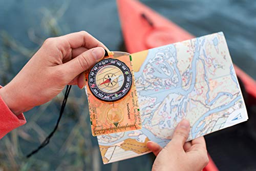 TurnOnSport Orienteering Compass - Advanced Scout Compass for Hiking, Camping, and Backpacking - Best Survival Gifts for Kids