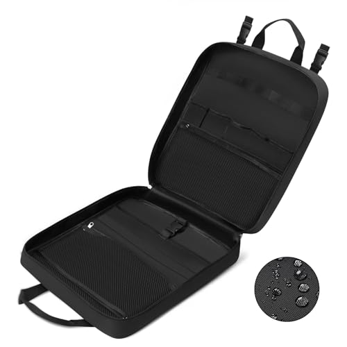 Large Camp Kitchen Organizer, High Capacity Camping Cooking Utensils Bag, with Paper Towel Holder, Multi-pocket Waterproof Camping Utensils Holder for BBQ Outdoor Cooking Essentials