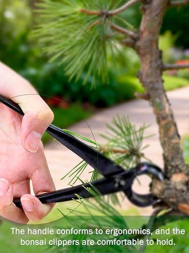 Bonsai Concave Cutter Tools, 8.4in Gardening Scissors Shears Pruning