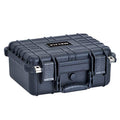 MEIJIA All Weather IP67 Waterproof Hard Camera Case,Hard Protective Case,Hard Case with Customizable Foam,Fit Use of Drones,Camera,Equipments,Pistols(Black,13.35 x11.63x5.98inches) - color: Black, size: 13.35 x11.63x5.98inches