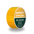 Reflective Tape Outdoor Waterproof, 2" x 40 FT Yellow, High-Adhesive DOT-C2 Reflective Stickers for Hazard Warning Safety Conspicuity on Trailers Trucks (Yellow) - color: Yellow