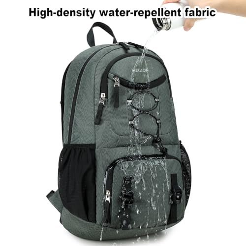 Nerlion Lightweight Foldable 35L Hiking Backpack Travel Backpack for Men Women Camping Waterproof Outdoor Hiking Daypack Backpack Dark Gray - color: Dark Gray