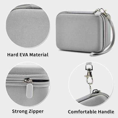 Comecase Vlogging Camera Case for Duluvulu/for VJIANGER 4K Digital Cameras | Mesh Pocket for Charging Cables and Batteries, Travel Storage for Vloggers, Parties and Camping (Grey) - Case Only - color: Grey, size: M