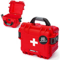 NANUK 908 Waterproof First Aid Box Empty – Durable, Medical First Aid Organizer Case, IP67-Rated, Dustproof, Impact-Resistant, and Floats (9.5" x 7.5" x 7.5") – Red - size: 908 - Empty