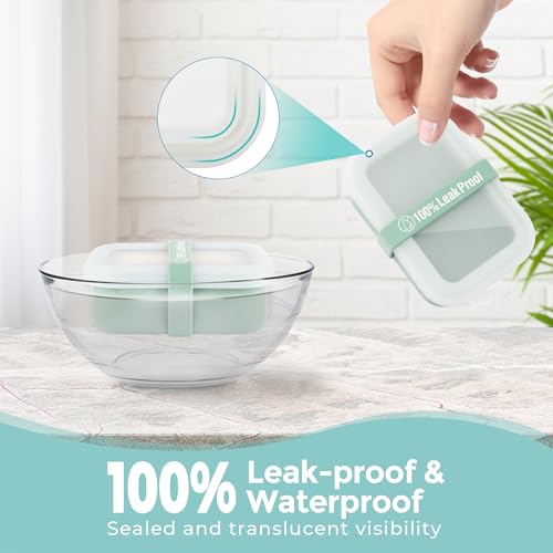 Compact Leakproof Travel Soap Case with Lid & Silicone Strap - Portable Draining Soap Bar Holder for Gym, Bathroom, Camping - Lightweight Silicone Soap Dish Container (Light Green) - color: Light Green