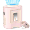 AMACOOL Mini Portable Waist Fan Clip on, 13000RPM Wearable Shirt Belt Fan - color: ROSE QUARTZ
