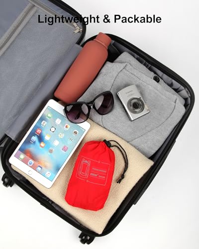 GOX Foldable 20l Backpack For Travel Lightweight Hiking Packable Daypack for Men Travel Camping Outdoor Bag Women (Red) - color: Red
