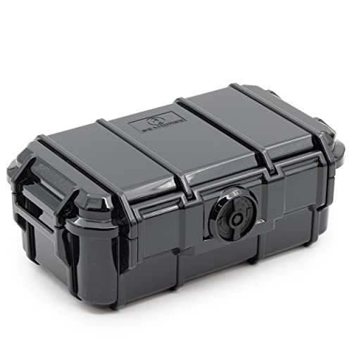 Seahorse 57 Portable Waterproof Dry Box Protective Case - Travel Safe/Mil Spec / IP67 Waterproof/USA Made - for Cameras, Action Cams, Ammunition, Rifle Ammo, Marine (Black) (SE57BK) - color: Black