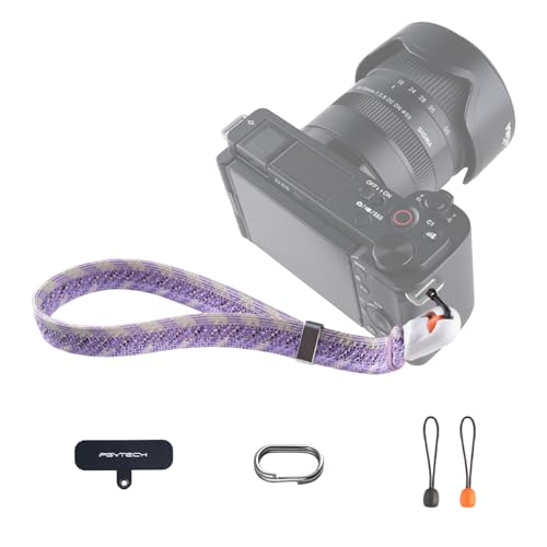 PGYTECH Rope Camera Wrist Strap Slim Trendy Style, Adjustable Quick Release - color: Lilac Purple