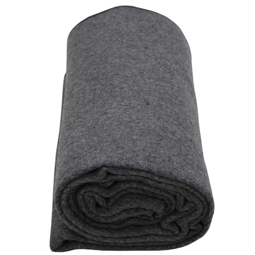 Kemp USA Wool Blanket 60 x 84 Inch Fire Retardant Military Survival Camping | 50% Wool Multipurpose Blanket, 5 Lb Heavy-duty Fire Retardant Throw for Survival, Camping, Military and Disaster Relief