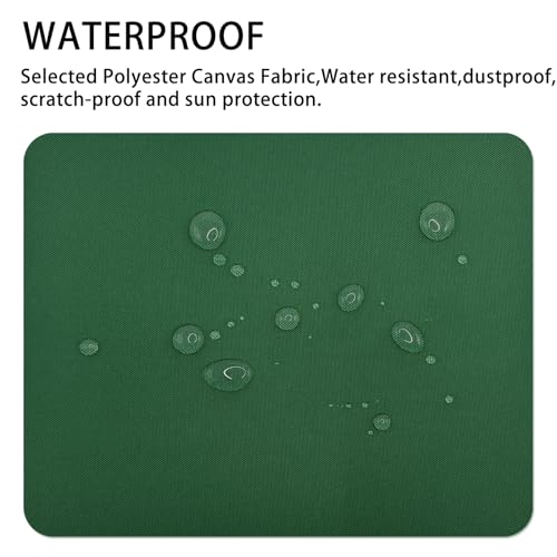 Gheeidau Canvas Repair Patch 9×11 Inch 3Pcs Waterproof Self-Adhesive Fabric Repair Patch for Tents,Boat Cover,Pop Up Canopy,Patio,Bags,Car Seats,Sofas,Furniture Cover(Bottle Green) - color: Bottle Green
